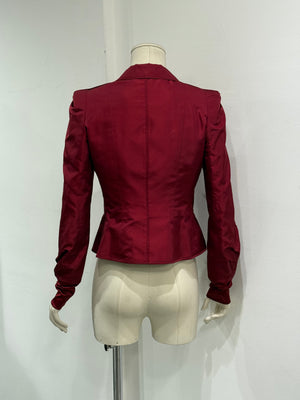 2004 Yves Saint Laurent by Tom Ford runway pagoda silk jacket