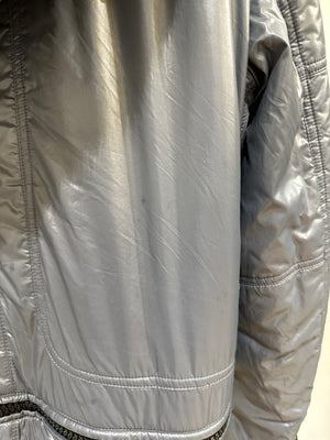 AW2010 D&G multi zipper fox fur puffer jacket