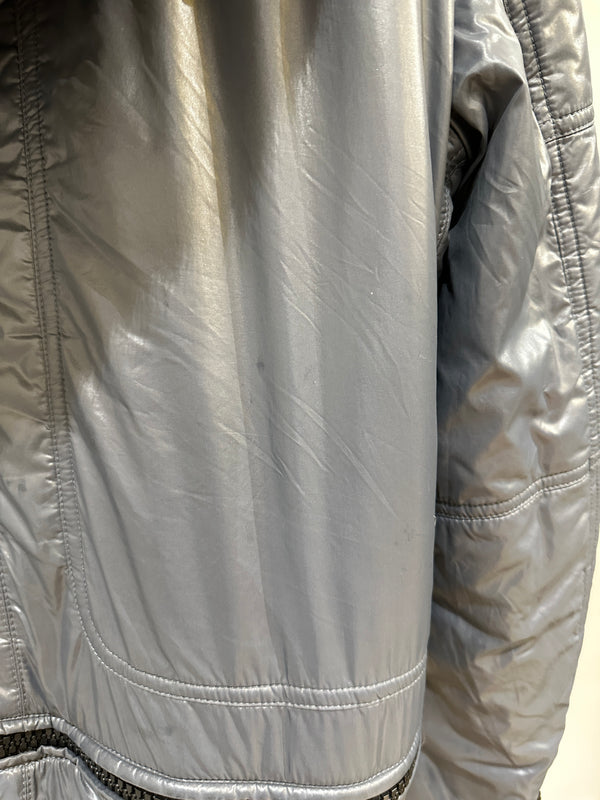 AW2010 D&G multi zipper fox fur puffer jacket