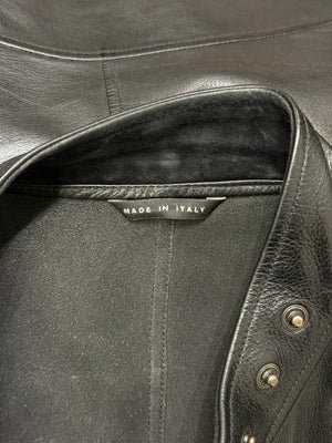 2004 Gucci by Tom Ford biker leather jacket
