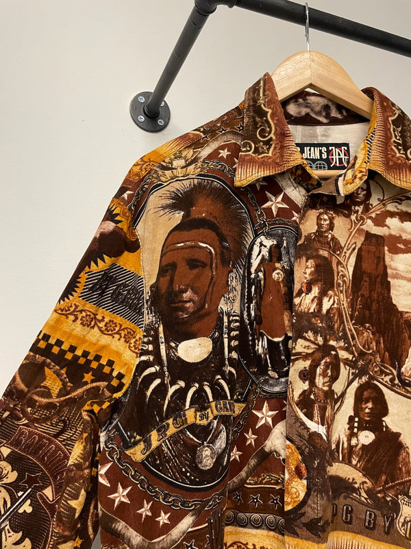 AW1994 X-ray Native American corduroy shirt