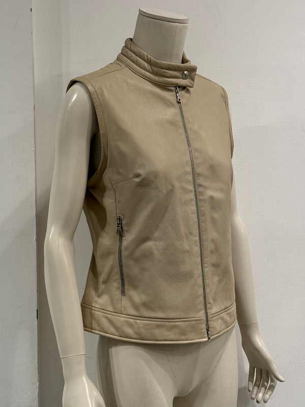 A/W2000 Prada biker leather vest