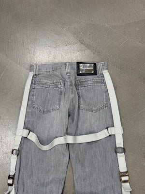 A/W2003 Dolce & Gabbana bondage parachute pants