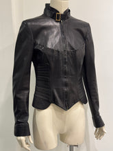 Load image into Gallery viewer, A/W2003 Gucci by Tom Ford corseted leather jacket
