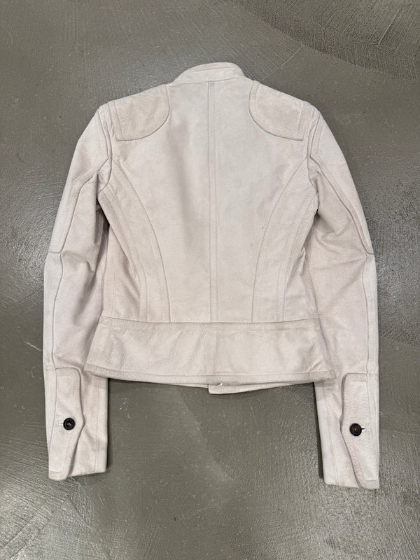 2000s Gucci biker paneled moto leather jacket