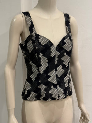 1980s Christian Dior silk corset