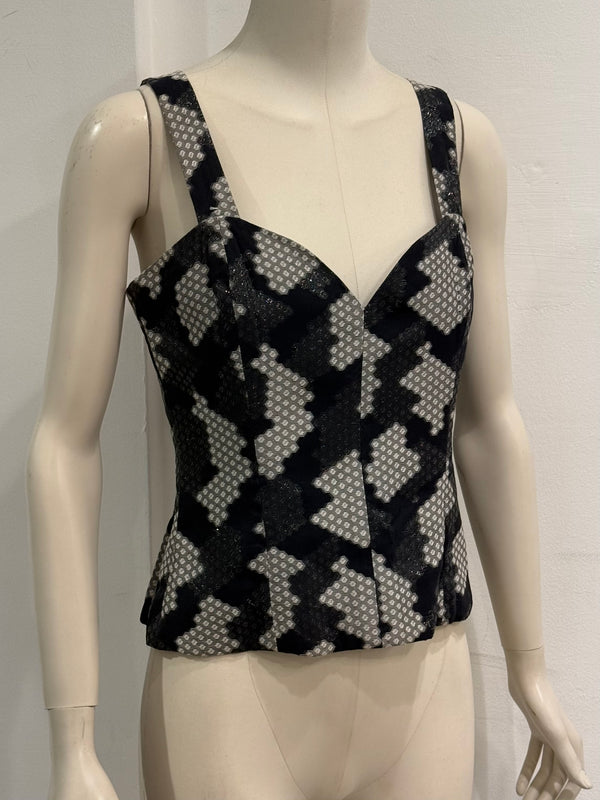 1980s Christian Dior silk corset