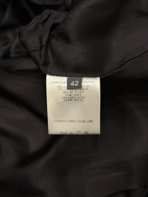 2004 Alexander McQueen asymmetric drape jacket
