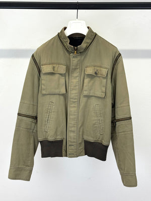 A/W2003 Dolce & Gabbana military aviator modular bomber jacket