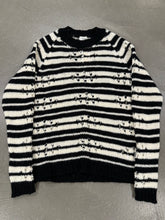 Load image into Gallery viewer, A/W2024 Dries Van Noten distressed stipe knit
