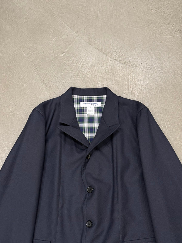 2000s Comme des Garçons wool deconstructed blazer