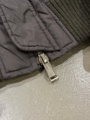 2000s Dsquared2 cropped puffer jacket with real murmanski fur