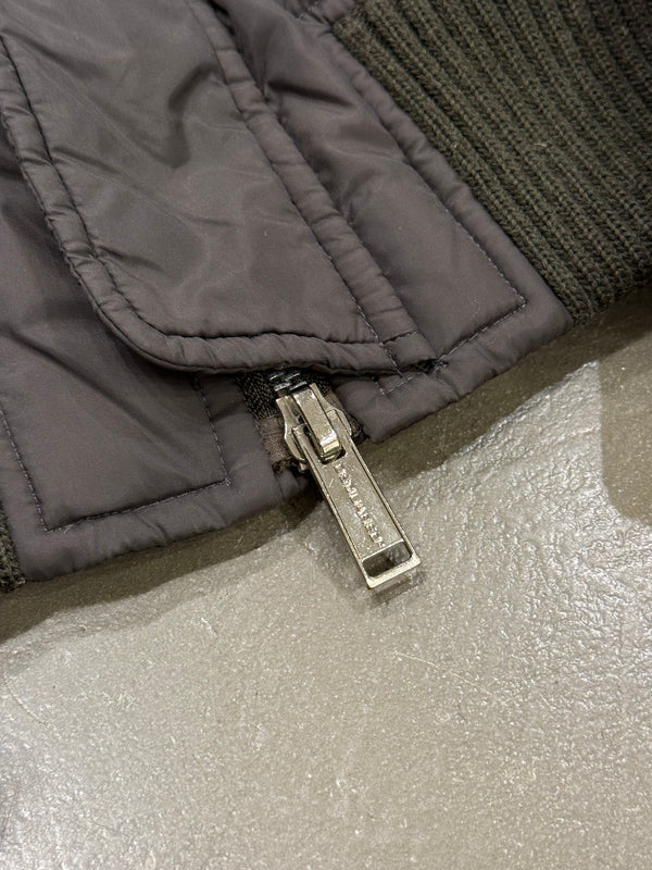 2000s Dsquared2 cropped puffer jacket with real murmanski fur