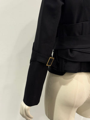 F/W 2003 Gucci by Tom Ford runway corset belted jacket