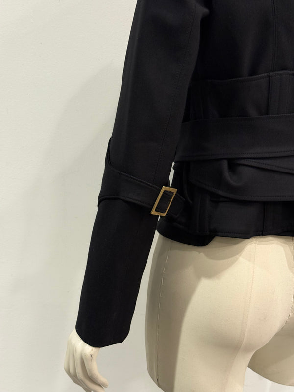 F/W 2003 Gucci by Tom Ford runway corset belted jacket