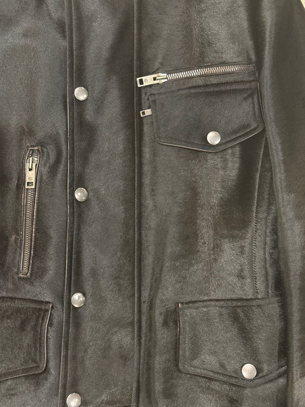 A/W2004 Gucci by Tom Ford runway pony hair utility jacket