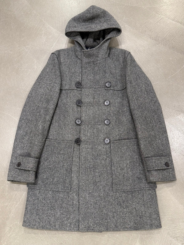 A/W2007 Dior Homme by Hedi Slimane military hooded wool coat