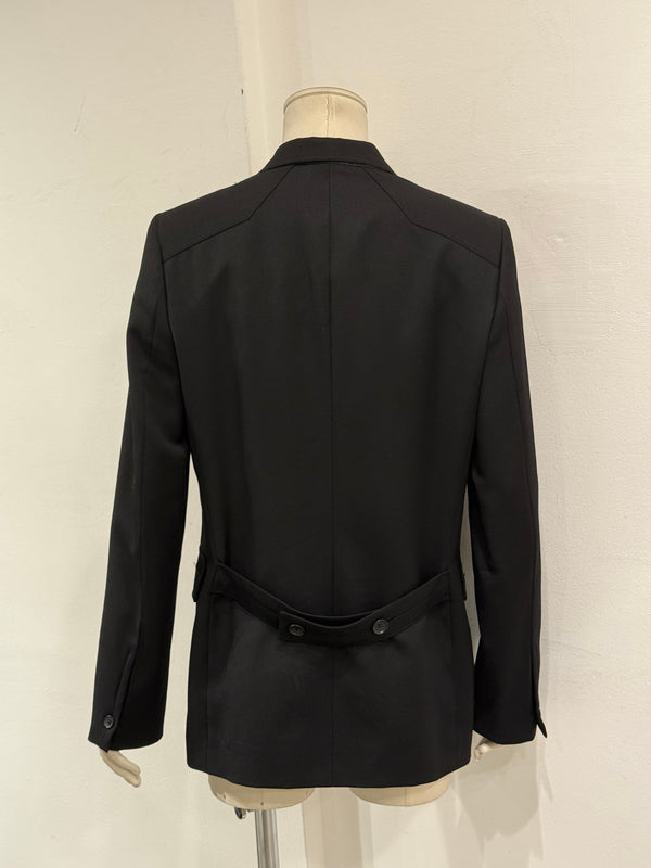 2009 Balenciaga by Ghesquiere structured heavy wool blazer