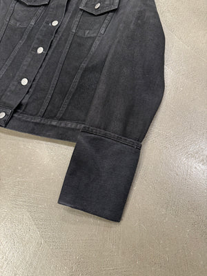 1990s Helmut Lang coated denim jacket