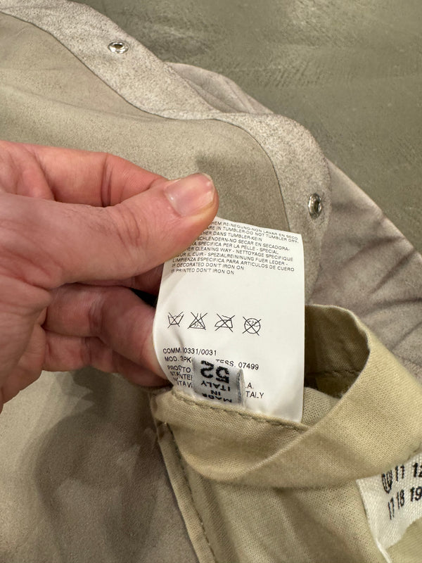 S/S 2003 Maison Margiela faded leather jacket