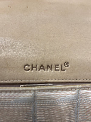 2001 Chanel Chocolate Bar travel line shoulder bag