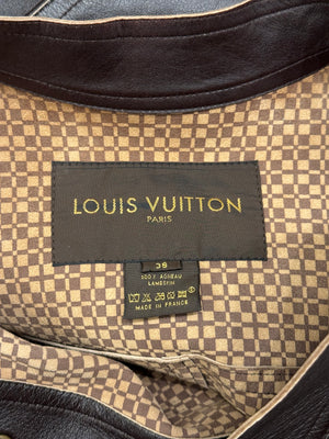 2000s Louis Vuitton moto biker leather jacket