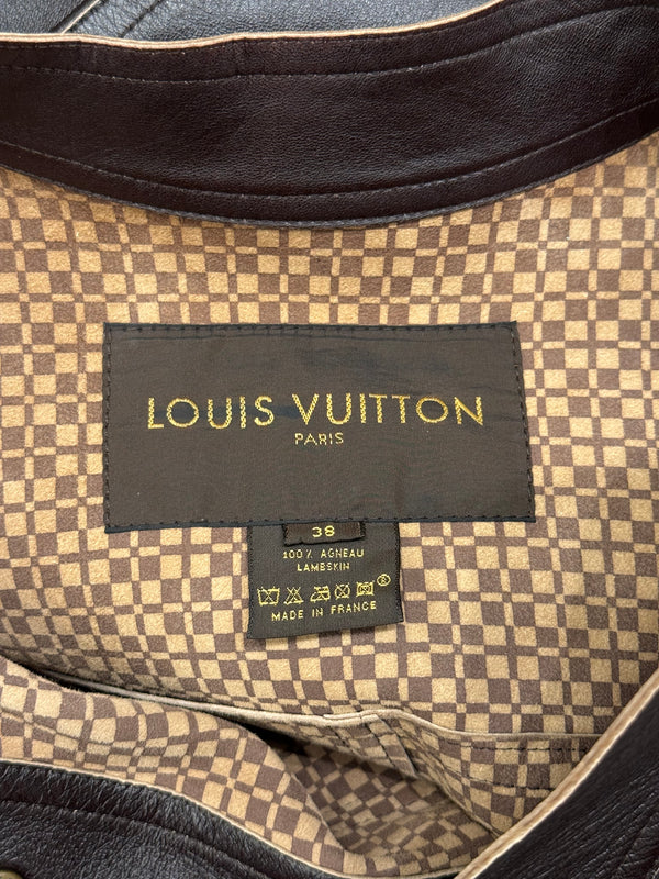 2000s Louis Vuitton moto biker leather jacket