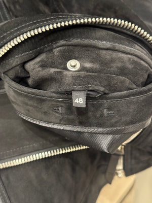 2020s Tom Ford suede biker leather jacket