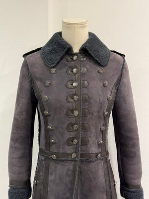 F/W2006 Dolce & Gabbana shearling napoleon coat