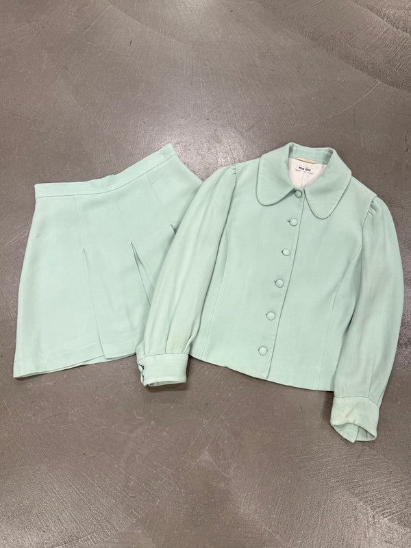 2011 Miu Miu teal set
