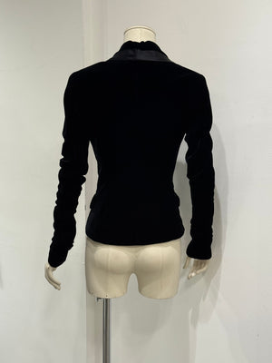 2003 Yves Saint Laurent by Tom Ford tuxedo blazer with satin shawl lapel