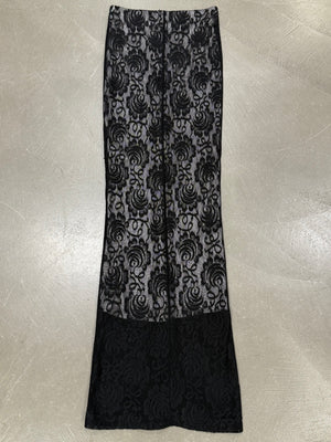 1990s Dolce & Gabbana sheer maxi skirt