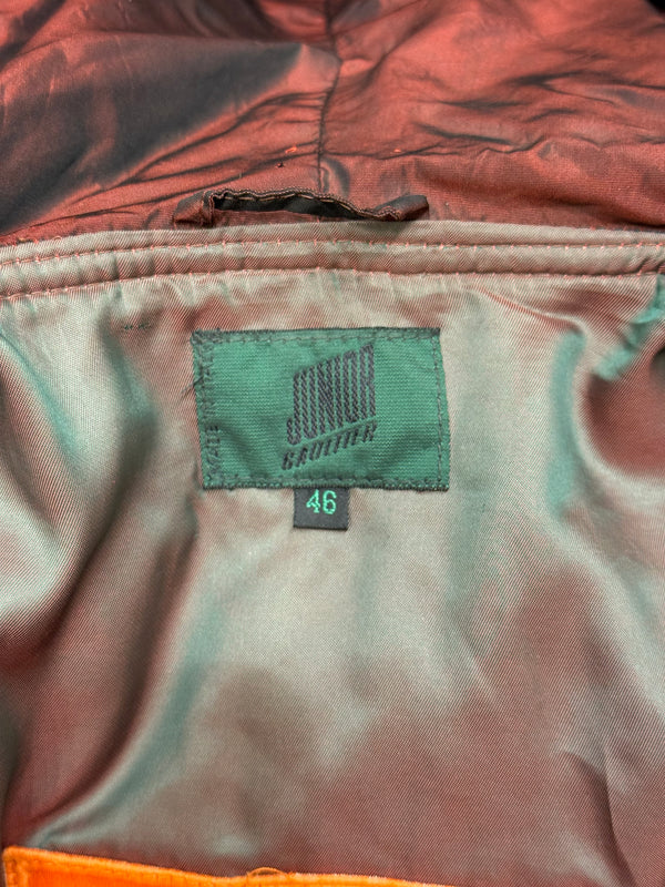 1990s Jean Paul Gaultier iridescent bomber jacket