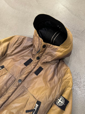 2010 Stone Island waxed ice 2 heat reacting jacket
