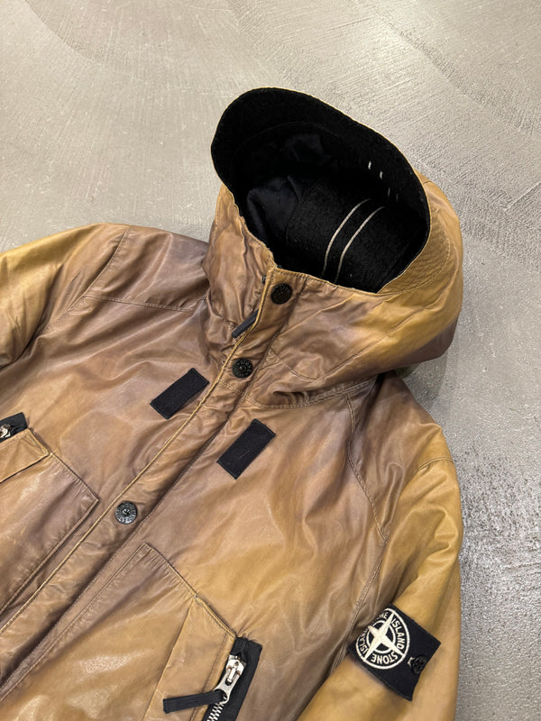 2010 Stone Island waxed ice 2 heat reacting jacket