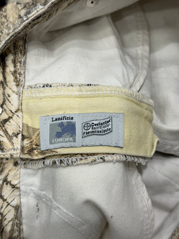 S/S 2011 Roberto Cavalli crocodile print pants