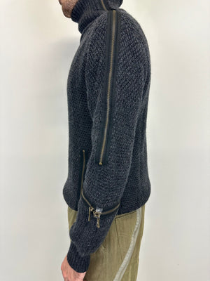 AW2003 Dolce & Gabbana full zipper modular sweater