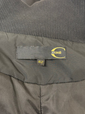 2000s Roberto Cavalli soldier parachute bondage bomber jacket