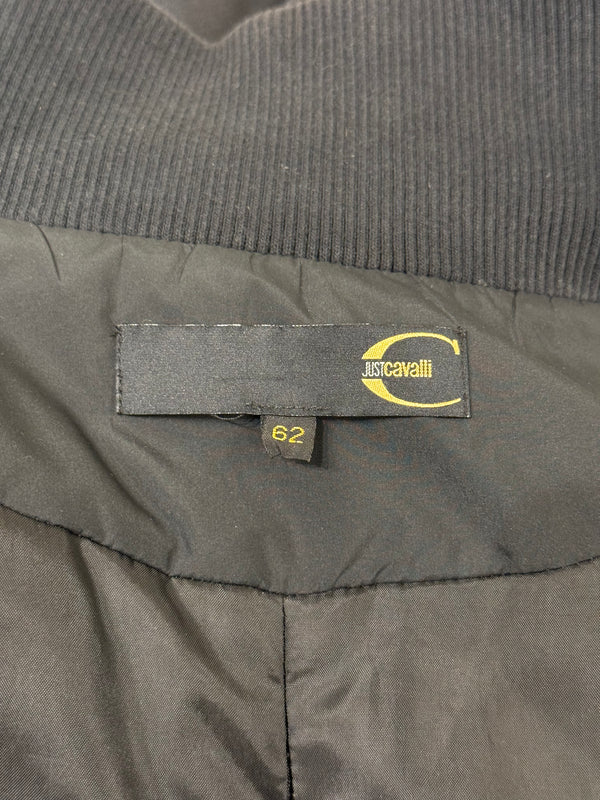 2000s Roberto Cavalli soldier parachute bondage bomber jacket