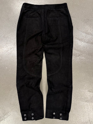 2000s Gucci by Tom Ford paneled moto leather pants