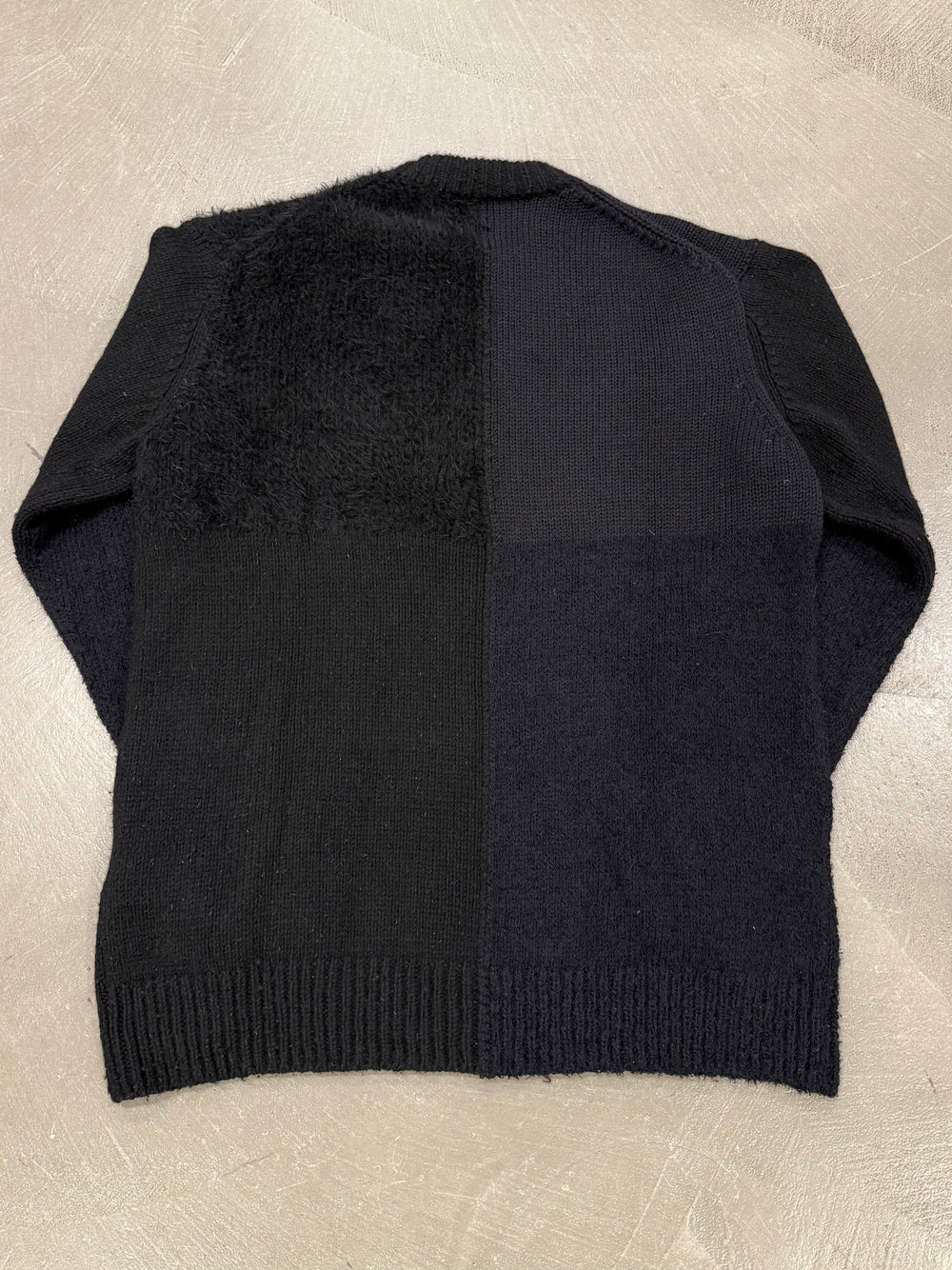 2000s Comme des Garçons panelled sweater