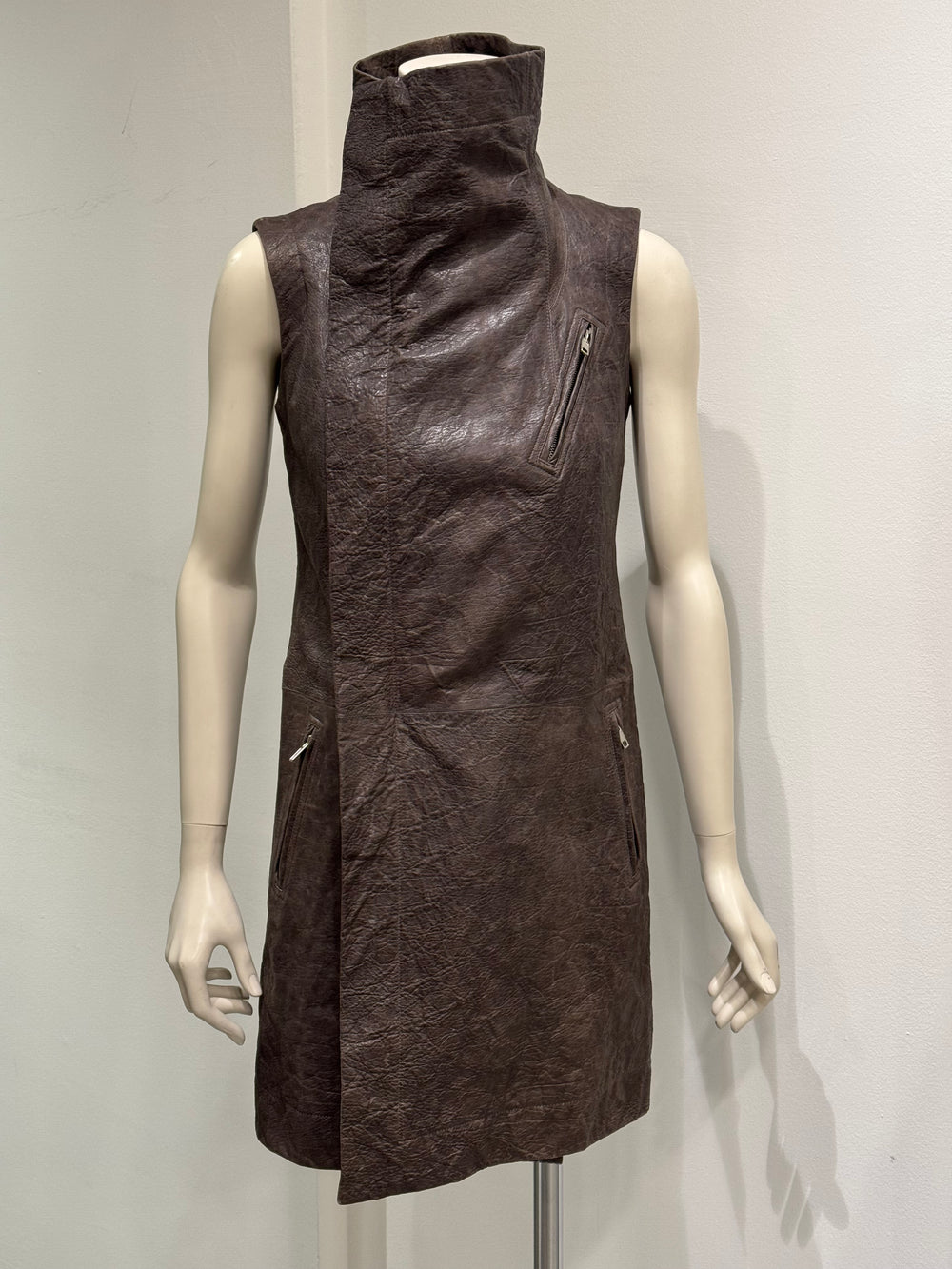 S/S2011 Rick Owens long leather vest