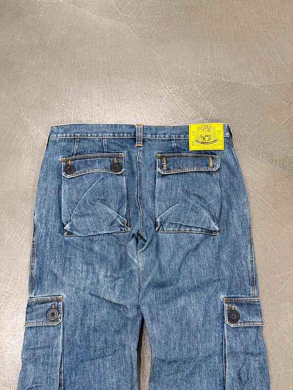 2000s Dolce & Gabbana denim cargo jeans