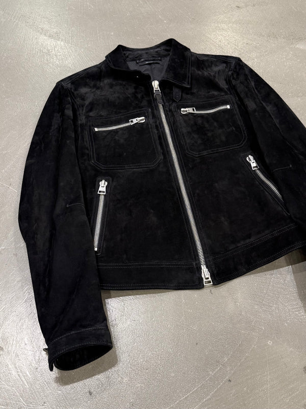 2020s Tom Ford suede biker leather jacket