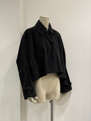 A/W2002 Gucci by Tom Ford runway cropped leather jacket