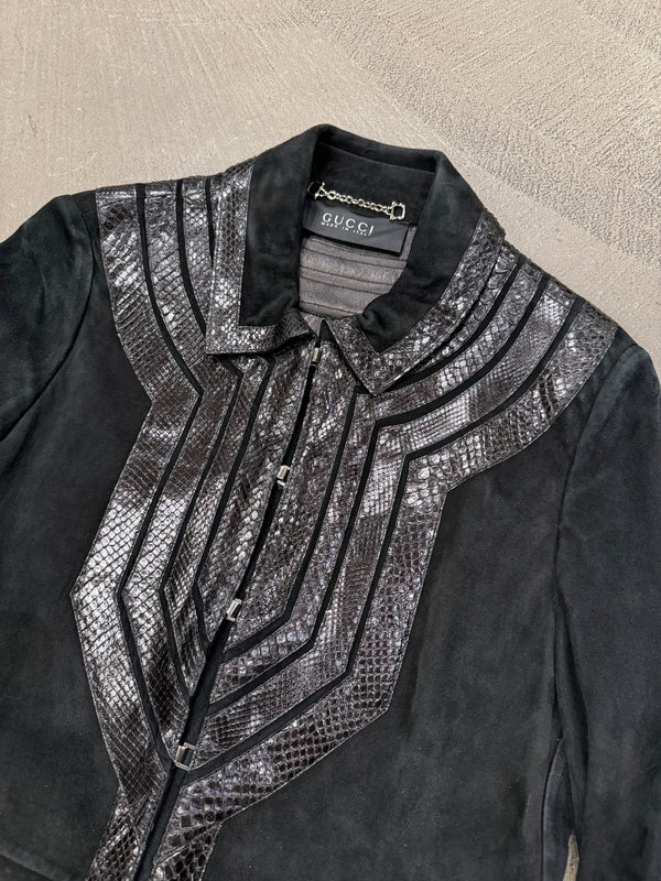 2000s Gucci by Tom Ford real python coat