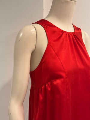 2008 Miu Miu bow detail sleeveless dress
