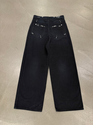 S/S2024 Balenciaga pierced wide-leg jeans