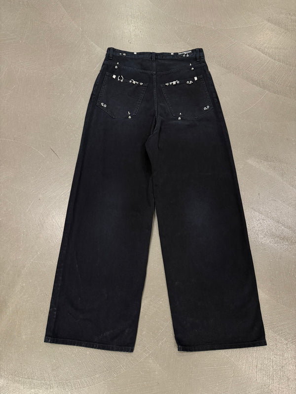 S/S2024 Balenciaga pierced wide-leg jeans