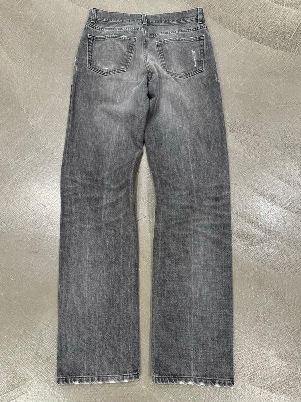 1990s Helmut Lang distressed faded denim